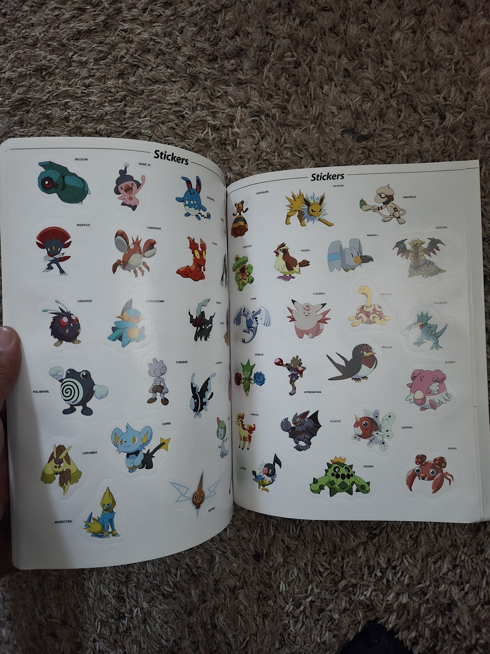 2007 Pokemon Stickedex Sticker Book - Picture 6 of 12